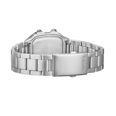 Casio World Time Stainless Steel Digital Chronograph Watch