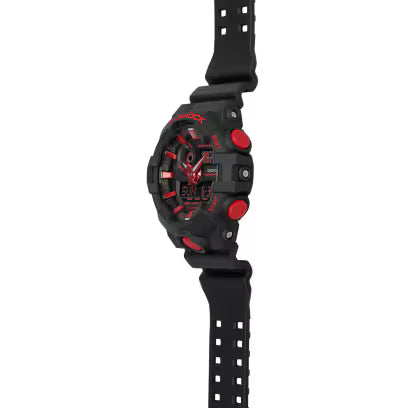 G-SHOCK Analog-Digital Red and Black Resin Watch
