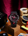 G-SHOCK Analog-Digital Red and Black Resin Watch