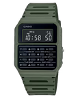 Casio Vintage Calculator Green Watch