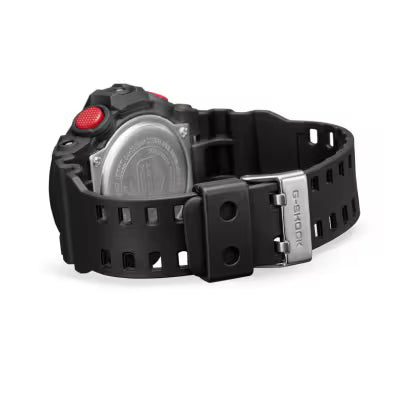 G-SHOCK Analog-Digital Red and Black Resin Watch