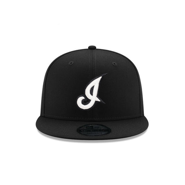 Cleveland Indians Black on White 9Fifty Snapback