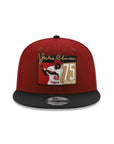 Jackie Robinson Red Black 75th Anniversary No. 42 SP 9Fifty Snapback