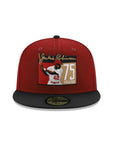 Jackie Robinson Red Black 2 Tone 75th Anniversary No. 42 SP 59Fifty Fitted