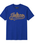 Jalisco Script Graphic Tee – Royal Blue