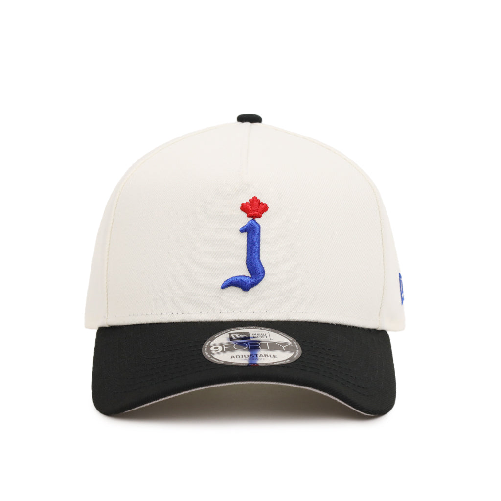 Toronto Maple Jay Chrome Black 9Forty A-Frame Snapback