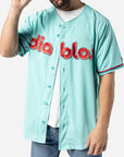 Diablos Rojos Del Mexico Club De Beisbol LMB Mint Alternate Jersey