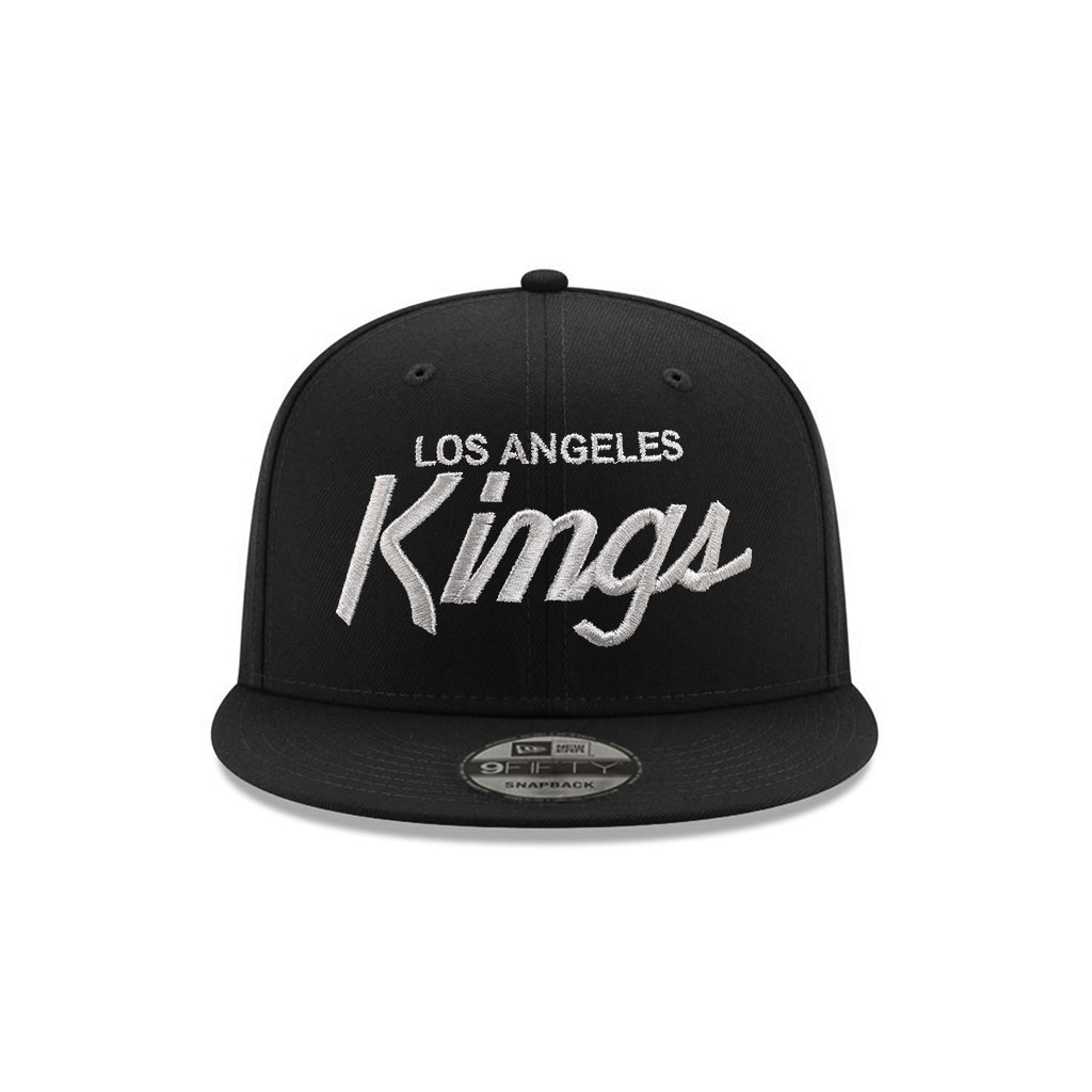 Los Angeles Kings Retro Script Black 9Fifty Snapback – CROWN MINDED