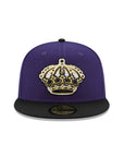 Los Angeles Kings Purple Black 2 Tone Staples Center SP 59Fifty Fitted