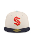 Seattle Kraken Stone Navy 2 Tone 2024 Winter Classic SP NHL 59Fifty Fitted