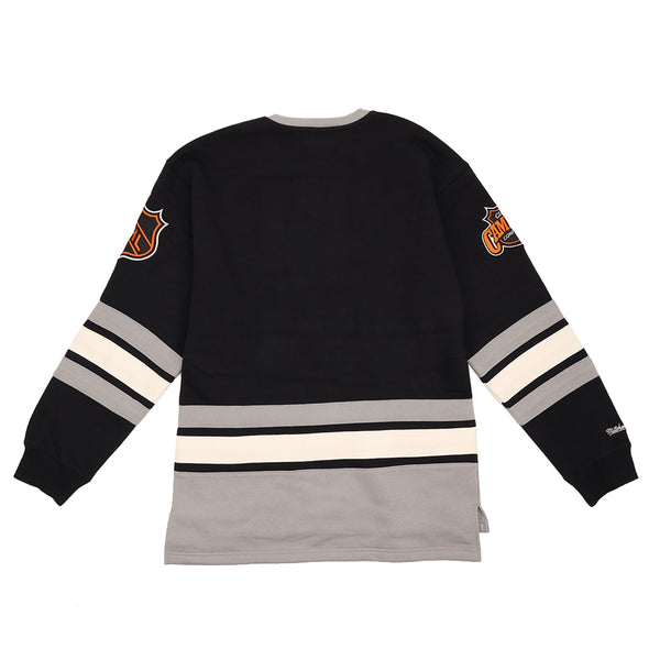 Mitchell & Ness Los Angeles Kings Heritage Lace Up Crew Vintage Logo NHL Jersey