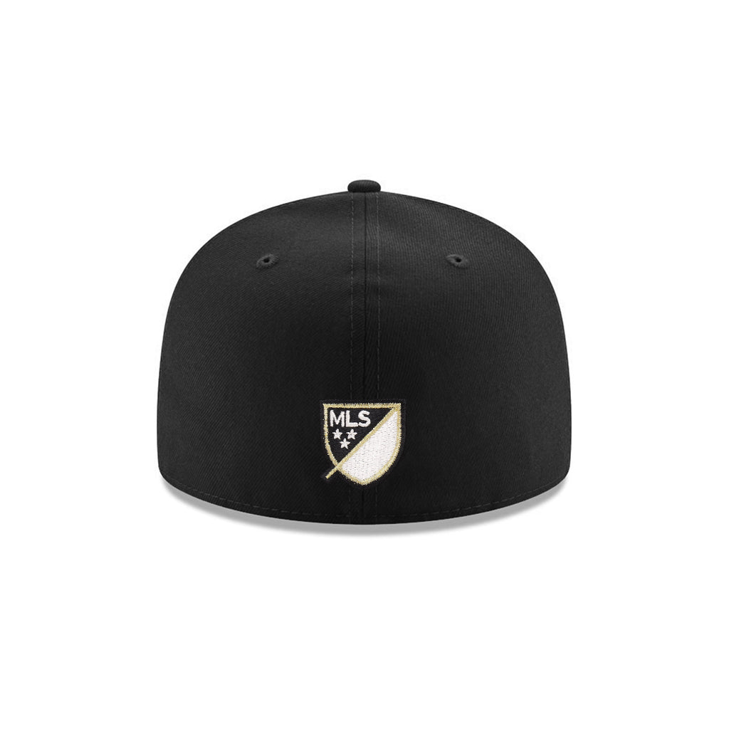 Los Angeles Football Club LAFC MLS Black Metallic Gold Street Badge SP 59Fifty Fitted Cap