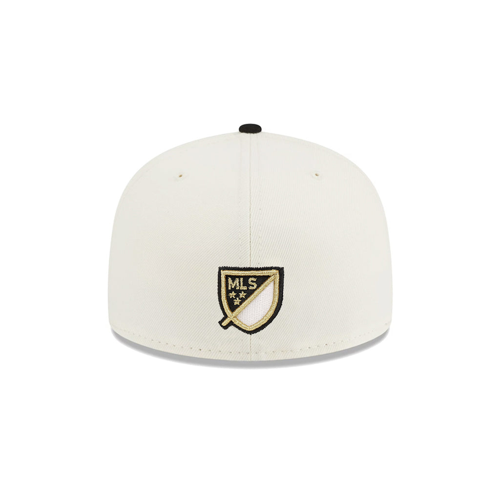 Los Angeles Football Club LAFC MLS Chrome Black 2 Tone Team Wings SP 59Fifty Fitted