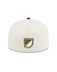 Los Angeles Football Club LAFC MLS Chrome Black 2 Tone Team Wings SP 59Fifty Fitted