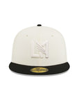 Los Angeles Football Club LAFC MLS Chrome Black 2 Tone Team Wings SP 59Fifty Fitted