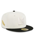 Los Angeles Football Club LAFC MLS Chrome Black 2 Tone Team Wings SP 59Fifty Fitted