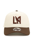 Los Angeles Football Club LAFC Chrome Brown 2 Tone 9Forty A-Frame SnapbacK