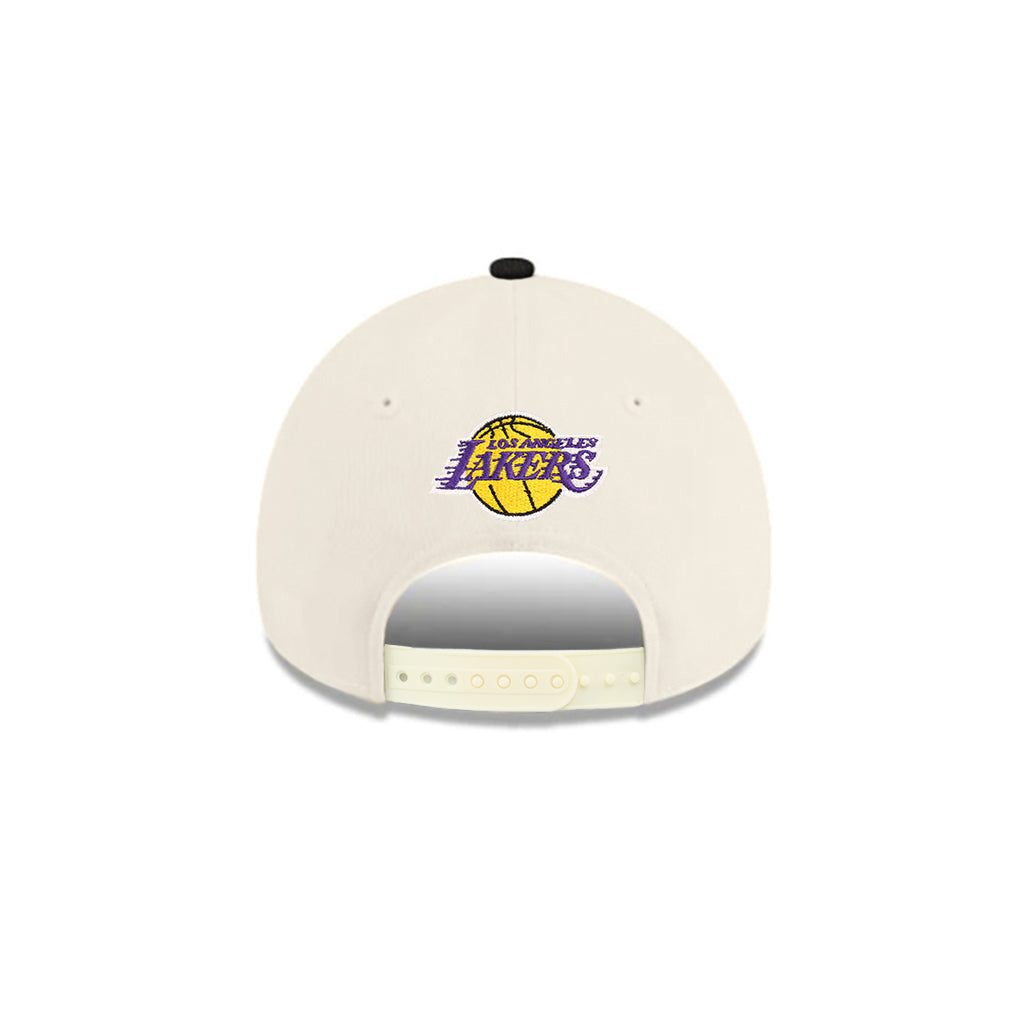 Los Angeles Lakers Chrome Black 2 Tone 17X Champions SP 9Forty A-Frame Snapback