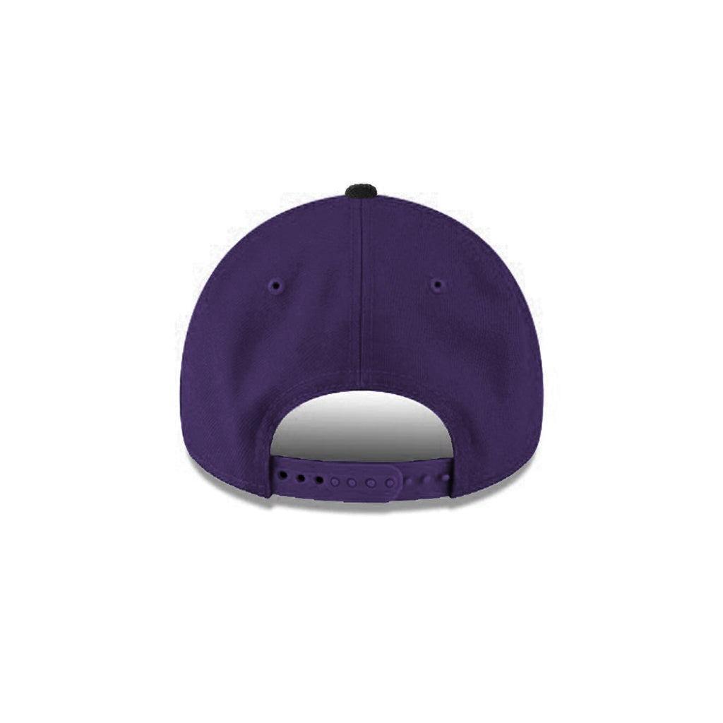 Los Angeles Lakers Purple Black Corduroy Alternate Logo SP 9Forty A-Frame Snapback