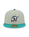 Las Vegas 51s Everest Green 2 Tone Pacific Coast League SP MiLB 59Fifty Fitted