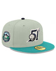Las Vegas 51s Everest Green 2 Tone Pacific Coast League SP MiLB 59Fifty Fitted
