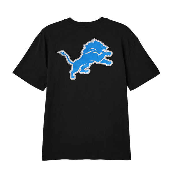 New Era Detroit Lions Black Tee