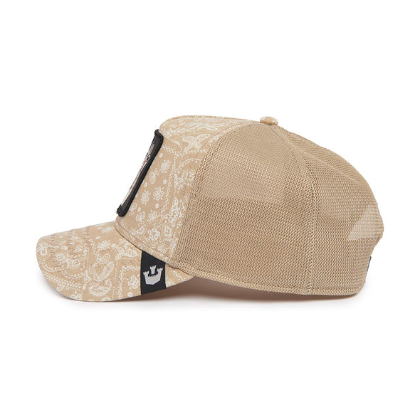 Animal Farm Paisley Lone Wolf Tan Snapback Trucker