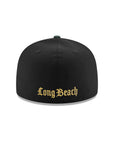Long Beach College NCAA Black On Green 59Fifty Fitted