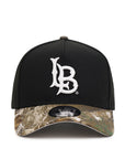 Long Beach Black Real Tree NCAA 9Forty A-Frame Snapback