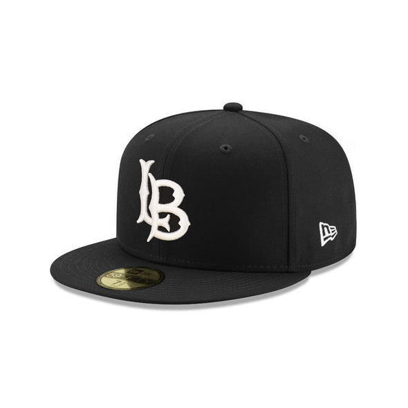 Long Beach College NCAA Black 59Fifty Fitted