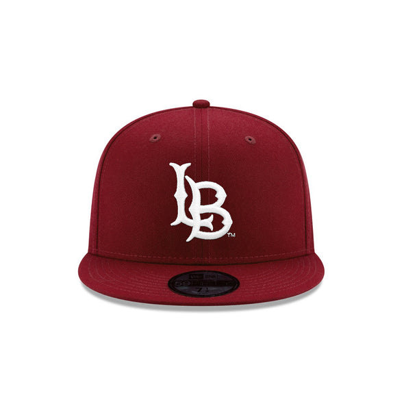 Long Beach College NCAA Cardinal Red 59Fifty Fitted