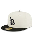 Long Beach College NCAA Chrome Black 2 Tone 59Fifty Fitted