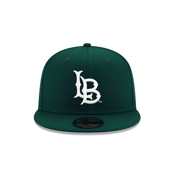 Long Beach College NCAA Dark Green 59Fifty Fitted