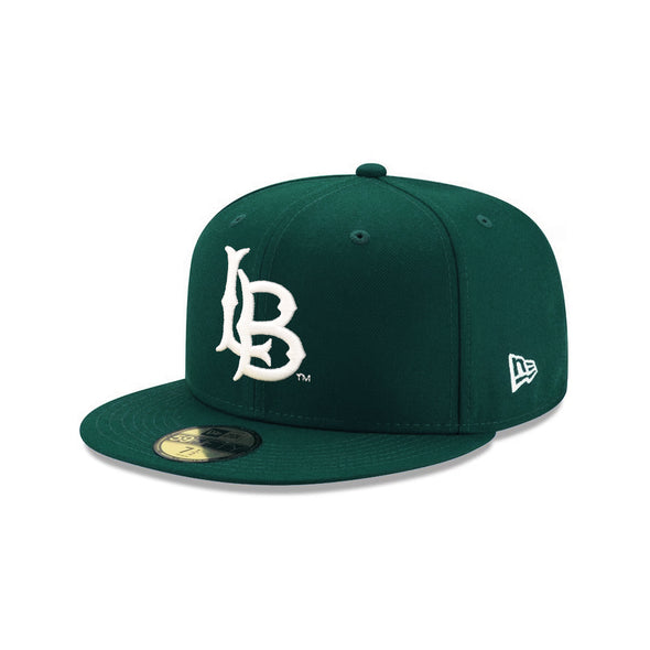 Long Beach College NCAA Dark Green 59Fifty Fitted