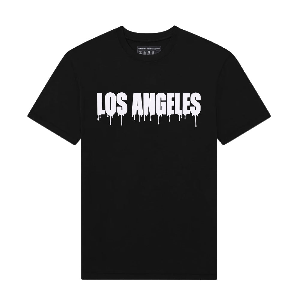 Los Angeles Drip Tee – Black