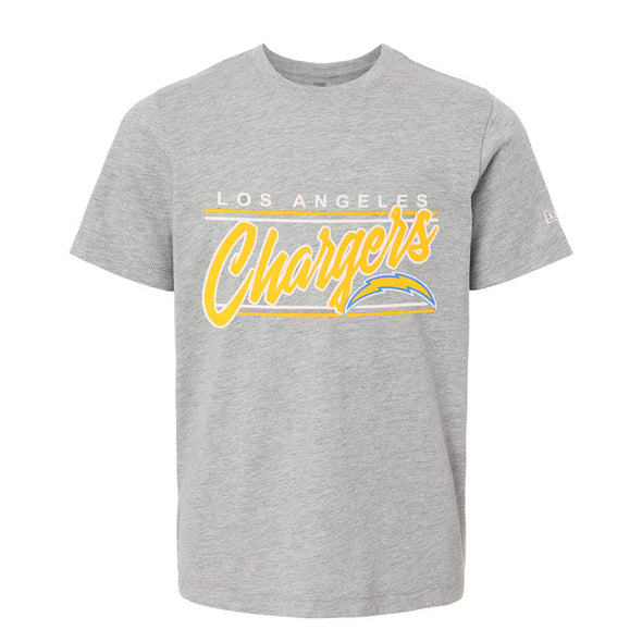 New Era Los Angeles Chargers Gray Tee