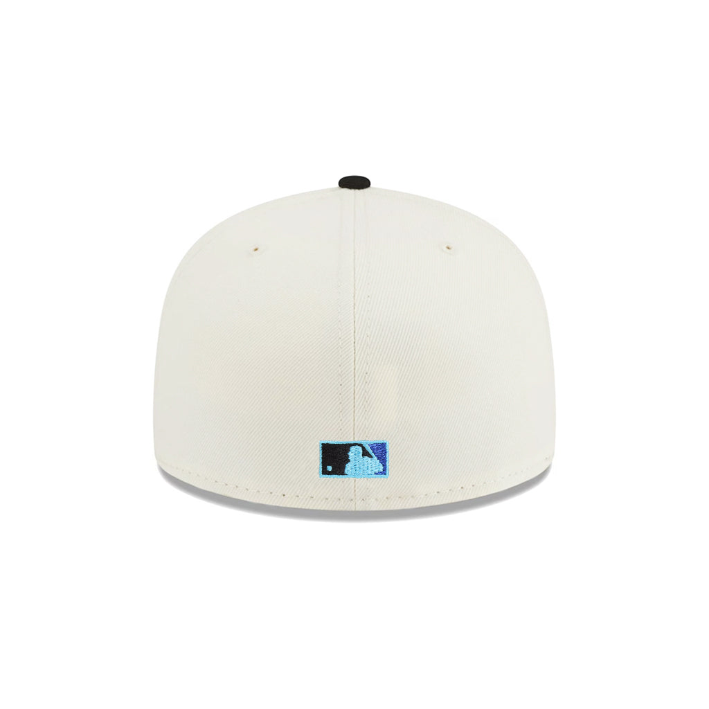 Los Angeles Dodgers Chrome Black 2 Tone 60th Anniversary SP 59Fifty Fitted