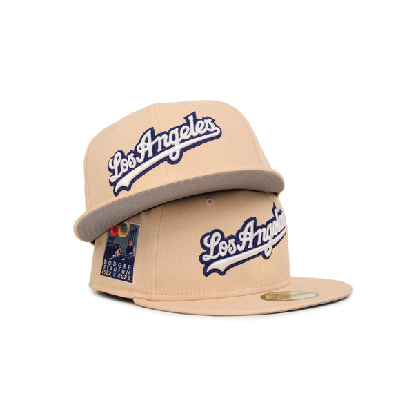 Los Angeles Dodgers Script Mango Mocha 60th Anniversary SP 59Fifty Fitted