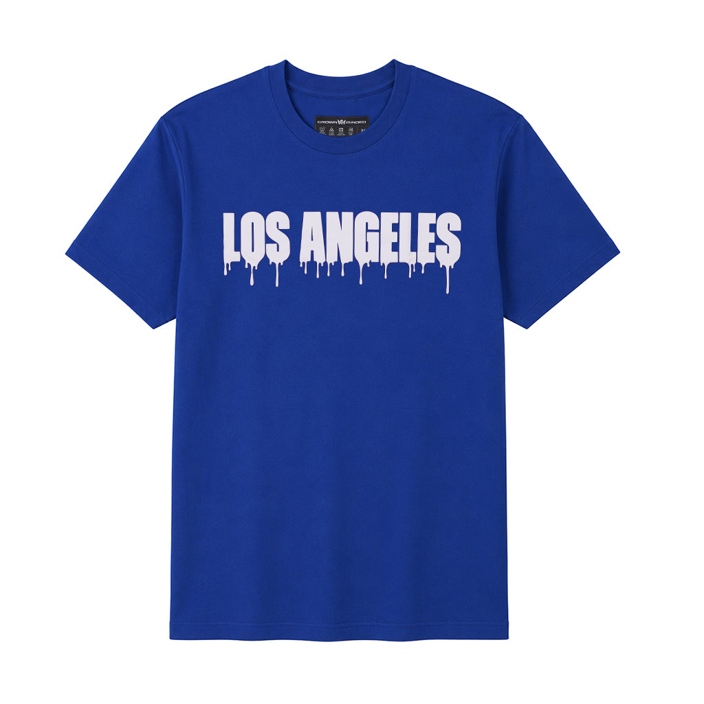 Los Angeles Drip Tee – Royal Blue