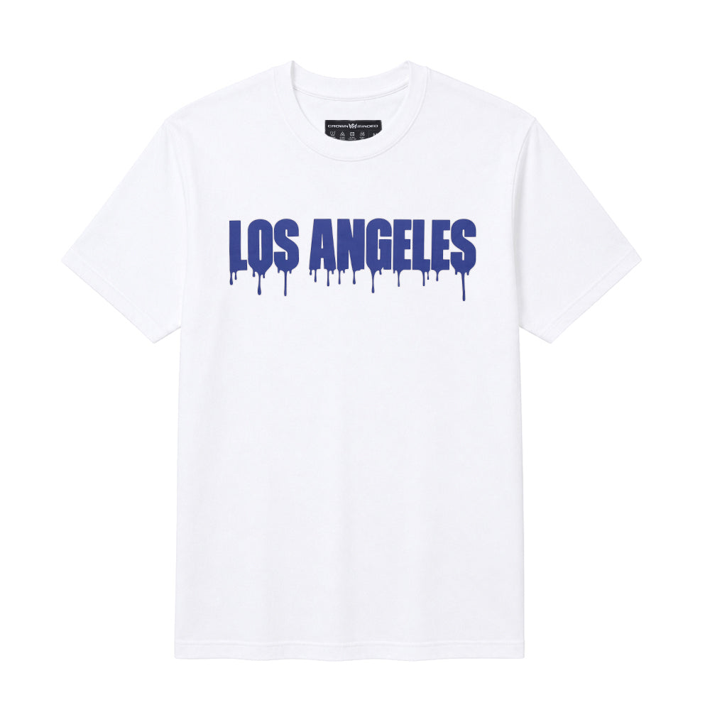 Los Angeles Drip Tee – White