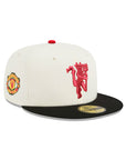 Manchester United Chrome Black 2 Tone Alternate Logo SP 59Fifty Fitted Cap