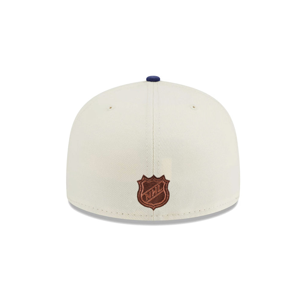 Toronto Maple Leafs Chrome Royal 2 Tone 75th Anniversary SP NHL 59Fifty Fitted