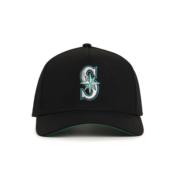 Seattle Mariners Black 30th Anniversary SP 9Forty A-Frame Snapback