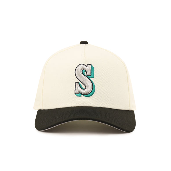 Seattle Mariners Chrome Black 2 Tone 35th Anniversary SP 9Forty A-Frame Snapback