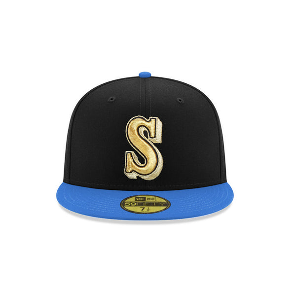 Seattle Mariners Black Blue 2 Tone 40th Anniversary SP 59Fifty Fitted