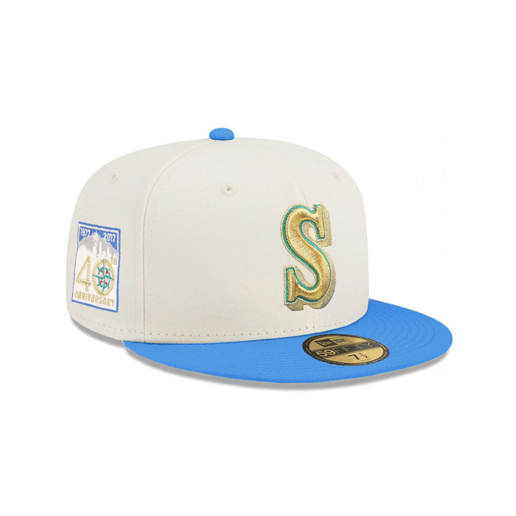 Seattle Mariners Chrome Blue 2 Tone 40th Anniversary SP 59Fifty Fitted ...