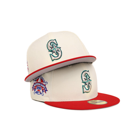 Seattle Mariners Chrome Red 2 Tone 1995 All Star Game SP 59Fifty Fitted