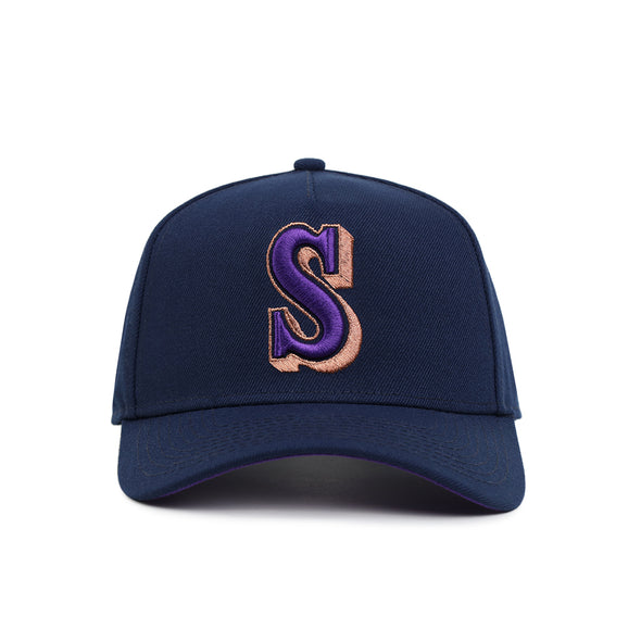 Seattle Mariners Oceanside Blue 40th Anniversary SP 9Forty A-Frame Snapback