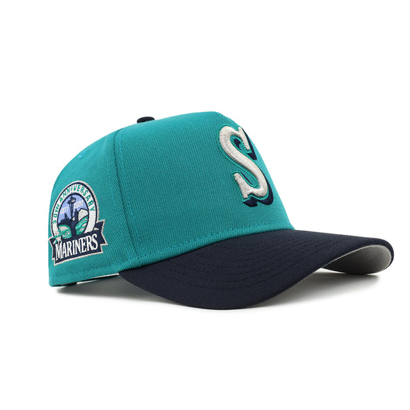 Seattle Mariners Green Navy 2 Tone 30th Anniversary SP 9Forty A-Frame Snapback