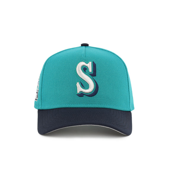Seattle Mariners Green Navy 2 Tone 30th Anniversary SP 9Forty A-Frame Snapback